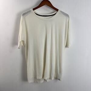 SMARTWOOL-S/S-NATURAL-CREWNECK-MERINO 150-BASELAYER-MOISTURE WICKING Meduim